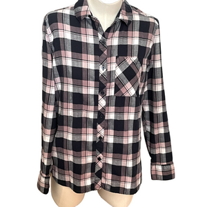 Plaid  Long Sleeve Shirt